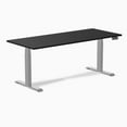 thumbnail image 1 of Desky Alpha Dual Sit Stand Gaming Desk - Straight Edge / 70.9" x 29.5" / Grey, 1 of 10