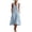 Blue, variant on vigerkar Summer Dresses for Women Cotton Casual Maxi Dress Beach Vacation Long V Neck Button Dress with Pockets (Khaki, 3XL)