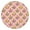 Pink Flower Fairy, variant on Pink Ballerina Pattern Round Fitted Tablecloth with Elastic Edge,Dining Table Cover Waterproof,Outdoor Round Tablecloth for Camping,Dining,Indoor and Outdoor