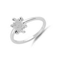 thumbnail image 2 of 925 Sterling Silver Oxidized Platinum Plated Jester Women Valentines Day Gifts Ring, 2 of 4
