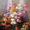 Colorful Flower Pot Garden, variant on UXIEQU Jesus Christ Crown Of Thorns Canvas Wall Art 15.75x11.81 INCHES
