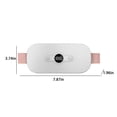 thumbnail image 3 of Dvkptbk Portable Heating Pad Heating Pad for Back with 6Heat and 6Vibration Massage Modes Portable Electric Fast Heating Belly Wrap Belt For Portable Heating Pad Home Essentials, 3 of 6