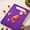 Purple, variant on Uxgjfwu Plastic Double Sided Chopping Board with Knife Sharpener, Non-Slip Cutting Mat for Meat Vegetables, Dishwasher Safe