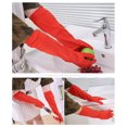 thumbnail image 2 of Guantes de limpieza de goma JAMW impermeables y reutilizables 1 par 45 cm, 2 of 2