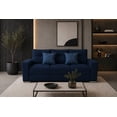 thumbnail image 2 of Sala Modular 3-2 El Bazar Store Suecia Lino nacional Azul Marino Sofá Love seat, 2 of 6