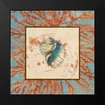 thumbnail image 2 of Loreth, Lanie 15x15 Black Modern Framed Museum Art Print Titled - Coral Medley Shell I, 2 of 5