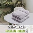 thumbnail image 4 of Vivendi Home Infinity Zero Twist 8 Piece 100pct Cotton Towel Set, 4 of 6