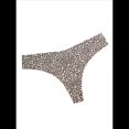 thumbnail image 2 of Ropa Interior de Seda Helada para Mujer, Entrepierna de Algodón, Tiro Bajo, Agradable para la Piel, Color Liso, Talla Grande. Estampado de Leopardo L, 2 of 6