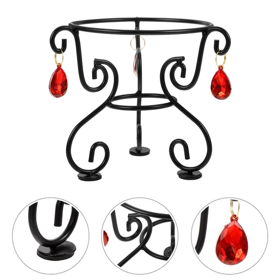 WEUVEB Metal Gazing Globe Stand with Stylish Multi-Color Design for Outdoor Garden Decoration and Patio