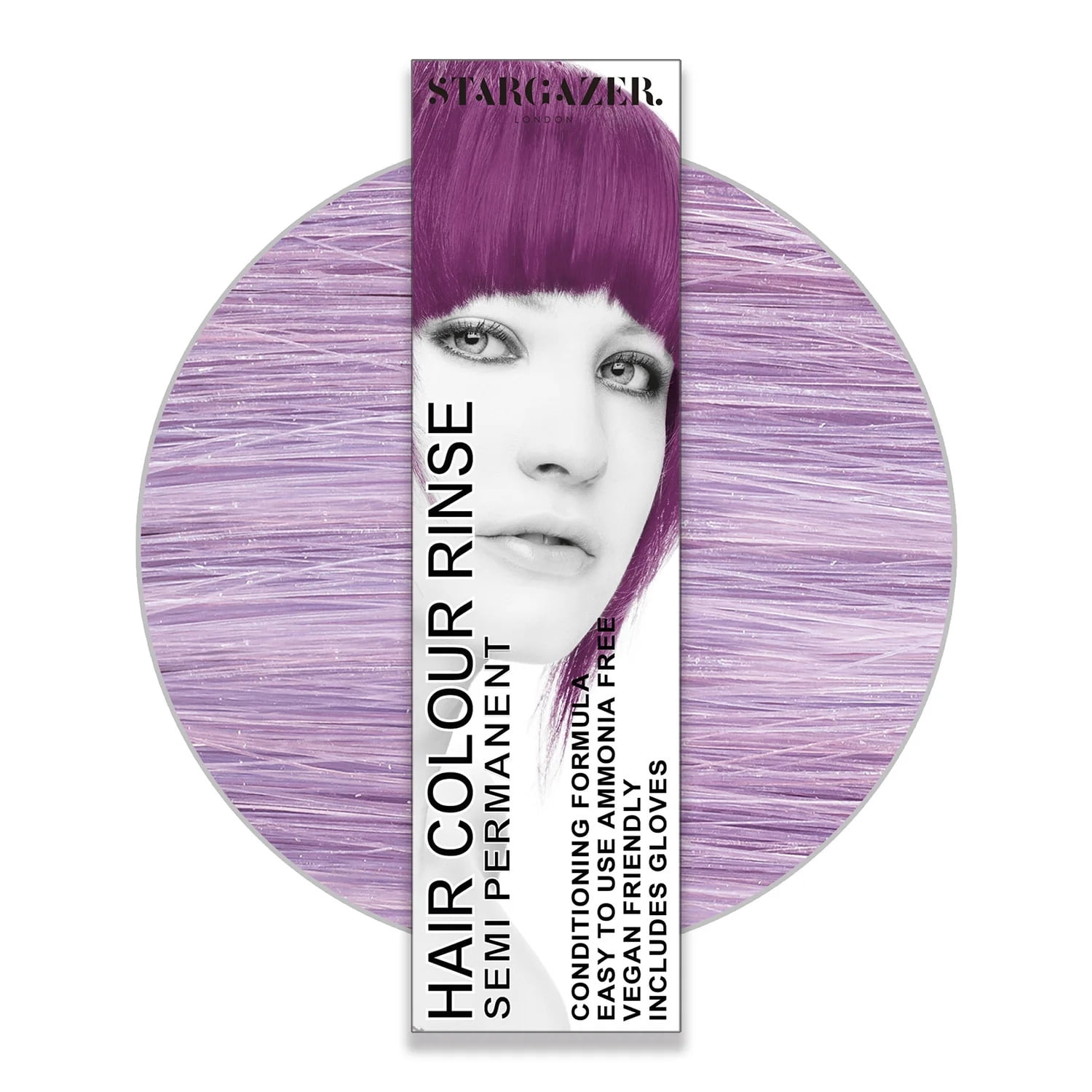 Stargazer Vegan SemiPermanent Hair Color, Cruelty Free & Ammonia Free Conditioning Super