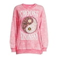 thumbnail image 4 of Self Esteem Juniors Mineral Wash Graphic Sweatshirt, 4 of 5