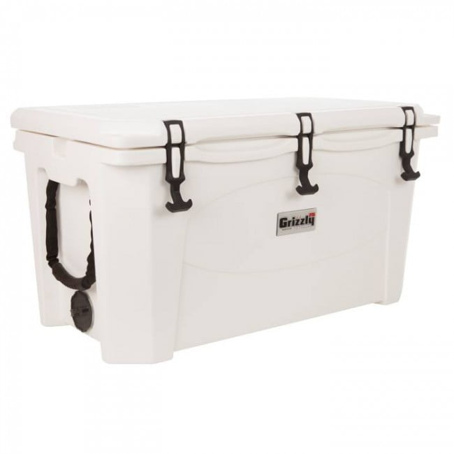Grizzly Coolers 75 Quart RotoMolded Cooler White, G75WHITE