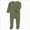 A21-Newborn Bodysuit-Green, variant on 9-12 Months Newborn Baby Long Sleeve Footed Romper Ribbed Knit Bodysuit Jumpsuit Newborn Cotton Button Climbing Suit