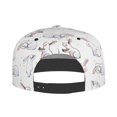thumbnail image 2 of Kdxio Rabbit Eating Print Snapback Hat for Men Women,Adjustable Baseball Cap, 2 of 7