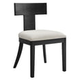 thumbnail image 5 of Side Dining Chair, Set of 2, Ivory White, Fabric, Wood, Bar Pub Cafe Bistro Dining Kitchen Hospitality Restaurant, Modern Contemporary, HB37232, 5 of 10