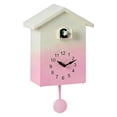 thumbnail image 3 of Reloj de pared con timbre de cuco sin tictac, accesorio para habitación infantil, estilo granja Rosa, 3 of 9