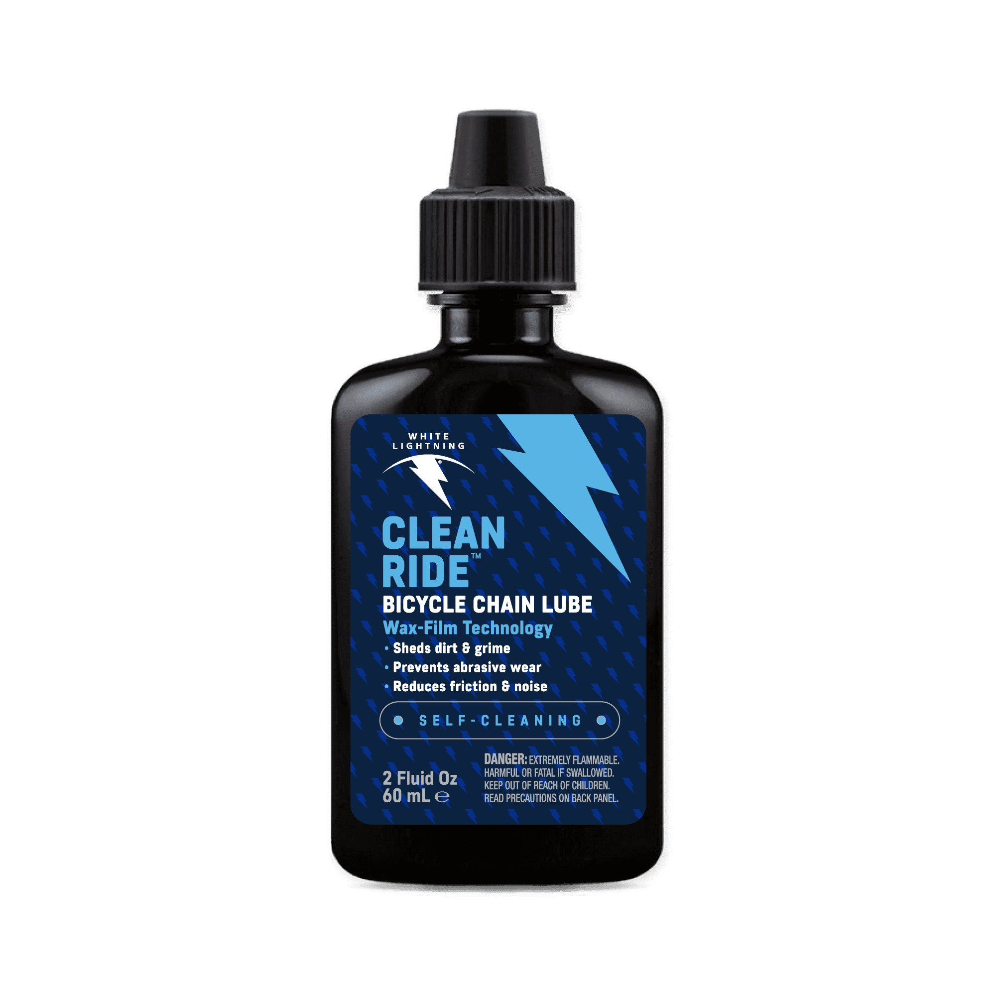White Lightning Metal Bicycle Chain Lubricant Clear