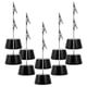 thumbnail image 1 of Black Photo Holder Clip Stand for Adornment 10Pcs Wooden Desk Accessories, 1 of 5