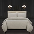 thumbnail image 3 of Siscovers F Scott Fitzgerald Lumiere Truffle Shimmering Luxury Duvet Cover and Insert Set King N/A 6 Piece, 3 of 5