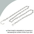 thumbnail image 3 of Unique Bargains 90cm Extension Lighting Chain S Hook Hanging Chains Silver Tone 2 Pack, 3 of 6