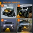 thumbnail image 4 of Nilight 6inch Amber Led Light Bar 2Pcs 18W Spot Driving Fog Single Row off Road Boat Lights driving lights Bumper Lights Reverse lights for Trucks SUV ATV UTV Golf Cart, 4 of 8