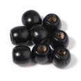 thumbnail image 3 of 100 piezas/lote de cuentas de madera natural de 9 a 11 mm para hacer joyas, cuentas de madera con agujeros grandes, accesorios para el cabello, pulseras y collares hechos a mano, 3 of 5