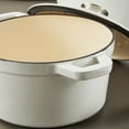 thumbnail image 3 of BergHOFF Neo Cast Iron 7qt. Round Dutch Oven 11" with Lid, White, 3 of 7