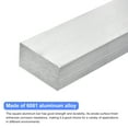 thumbnail image 3 of Unique Bargains Square Aluminum Flat Bar, 2 Pack 1' Thickness 2' Width 4' Length, 3 of 5