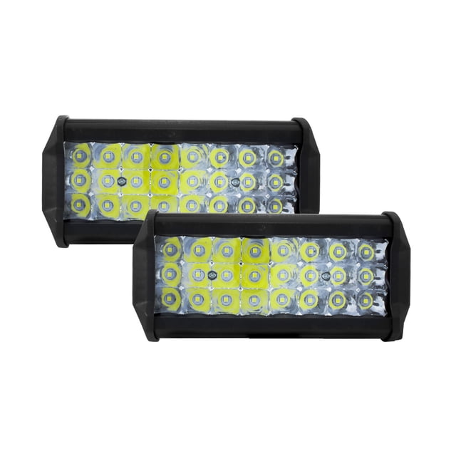 Kit De Faros Rectangulares 24 Leds Luz Blanca 36w TUNELIGHT-RENOVATIO 30862505 Rectangular 2 piezas 36 Watts 12-24 Volts LED Blanco Frío 24 LEDS 3120 Si