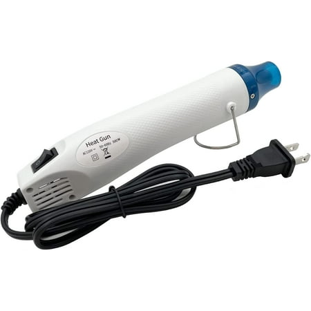 

Heat Gun Mini Hot Air Gun for DIY Crafts Portable Heat Air Gun Tool for Embossing Shrink Wrapping Drying Paint (White)