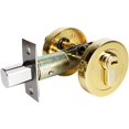 thumbnail image 1 of Serrure de Sécurité à Porte Unique - Serrure Cylindre en Alliage de Zinc, Dorée, 1 of 5