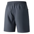 thumbnail image 5 of Trgacdwlo Quick Dry Shorts Men Elastic Waist Drawstring Workout Shorts Men Wide Leg Summer Hiking Shorts Men Gym with Pocket Gray M, 5 of 8