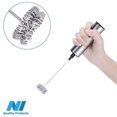 thumbnail image 3 of N1- Electric Milk Frother Powerful 22000 RPM Motor, High Quality Stainless Steel Drink Foamer Whisk Mixer Stirrer Coffee Eggbeater Cappuccino Latte Maker - New, 3 of 7