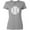 Athletic Heather, variant on Inktastic Distressed Baseball in White Women's T-Shirt
