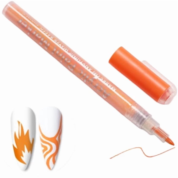 Lápiz para nail art IMGDD naranja para dibujo y pintura DIY