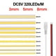 thumbnail image 4 of Barra de luz LED COB de 3 mm, 5 mm y 8 mm, 5 V, 12 V, 320 ledes/m, 3000 K, 4000 K, 6000 K, cinta flexible de alta densidad para iluminación de gabinetes, 4 of 5