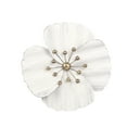 thumbnail image 1 of Sagebrook Home Metal 16" Wall Flower, White,Wb, 1 of 1