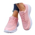 thumbnail image 3 of Lightweight Knit Mesh Lace Up Sneakers for All Season Comfort Breathable Cushioning Everyday Run Shoes Travel Gym Casual Wear, 3 of 9