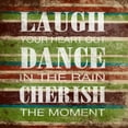 thumbnail image 2 of Grey, Jace 12x12 Gold Ornate Wood Framed with Double Matting Museum Art Print Titled - Laugh, 2 of 4
