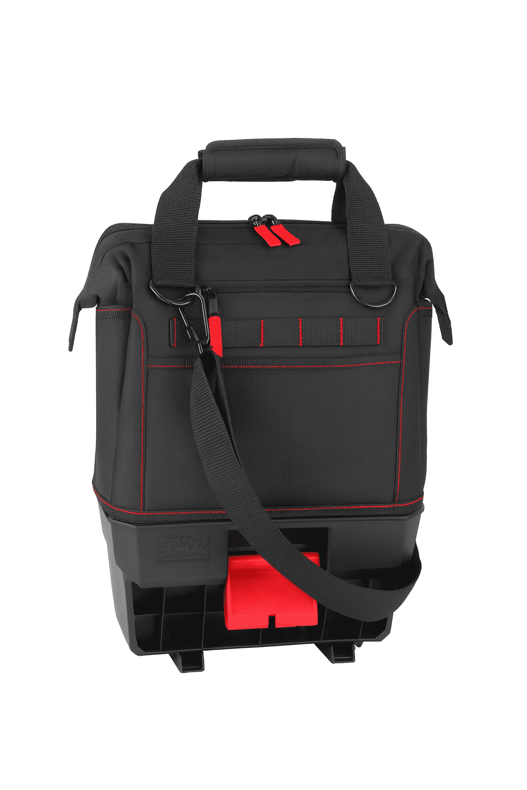 Hyper Tough Hyper Stack Half Size Tool Bag – Durable Soft Sided, Stackable Organizer, Portable Handle
