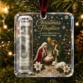 thumbnail image 2 of Christmas Cash Gift Ornament, Acrylic Flat Cash Gift Pendant, Clear Money Holder Ornament for Christmas Tree Hanging Decor, 2 of 6