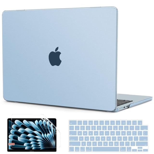 Funda para Laptop G JGOO MacBook Air 13.6" 2022-2026 Azul Cielo