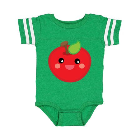 

Inktastic Smiling Apple Gift Baby Boy or Baby Girl Bodysuit