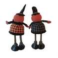 thumbnail image 4 of Hannah's Halloween Decor Bobble Standers 17 inches Tall Orange Black, 4 of 7