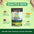 thumbnail image 6 of Opportuniteas - Organic Plant Based Protein Powder, 20g Protein Blend, Chocolate, 1 lb, 6 of 7