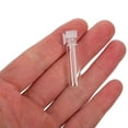 thumbnail image 4 of Shisuyan 100pcs Sample Vials with Plastic Rod Caps Mini Glass Refillable Sample Bottles, 4 of 8