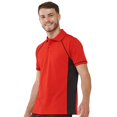 thumbnail image 2 of Finden & Hales Mens Performance Contrast Panel Polo Shirt, 2 of 4
