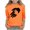 Orange, variant on Kids Casual Top, Printed 3/4 Sleeve Round Neck Shirt with Soft Breathable Fabric, Ideal for Daily Wear and Holiday Activities