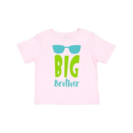 

Inktastic Big Brother Older Brother Sunglasses Sibling Gift Toddler Boy Girl T-Shirt