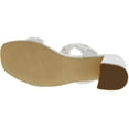 thumbnail image 5 of Bellini Fuss Womens Chunky Heel Mule Sandal 11 Wide White Smooth, 5 of 5
